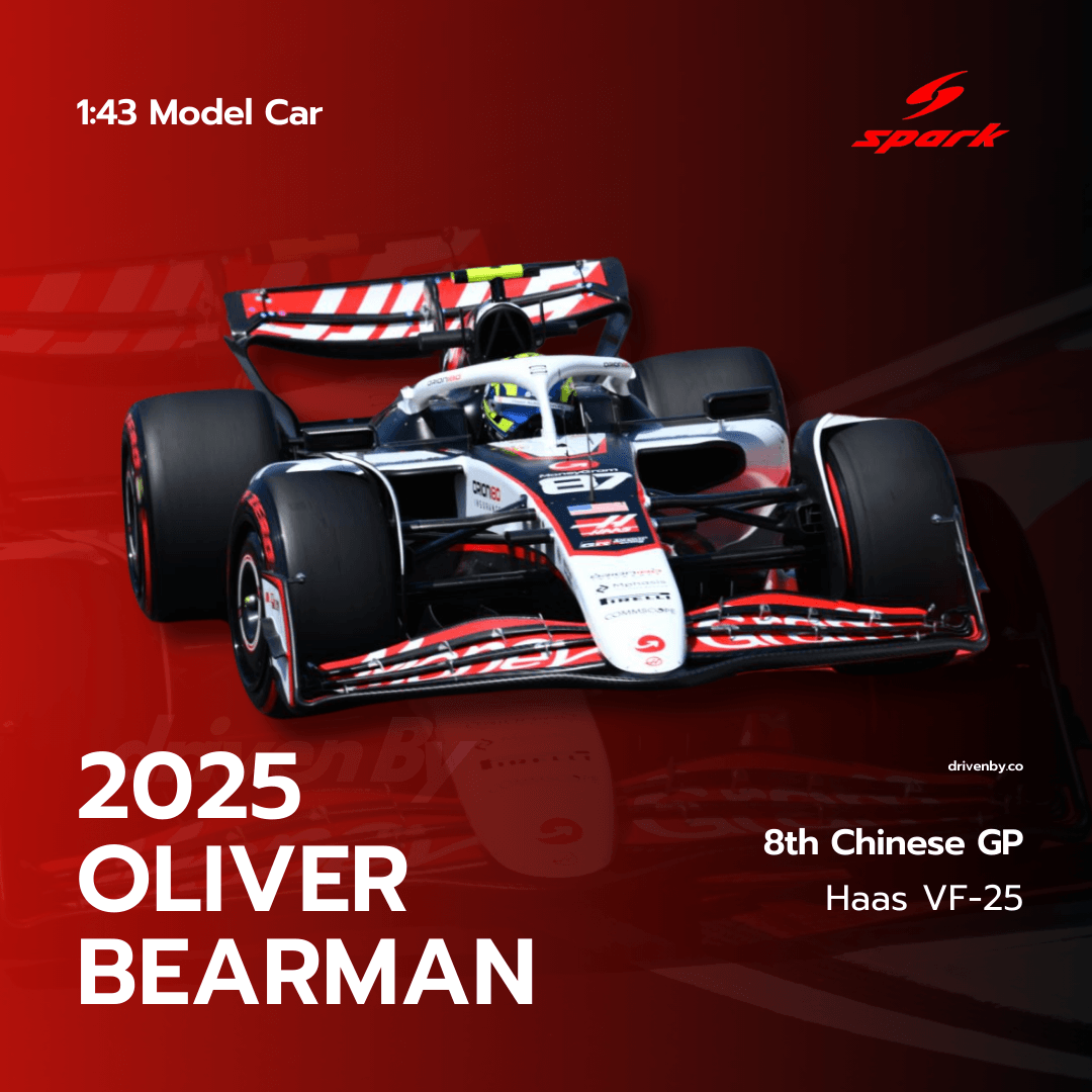Oliver Bearman – Chinese GP 2025 Haas F1 Team VF-25 Model Car - Spark Model