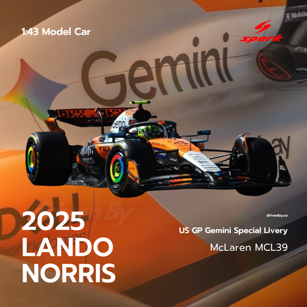 Lando Norris US GP 2025 2nd McLaren F1 Team MCL39 Gemini Special