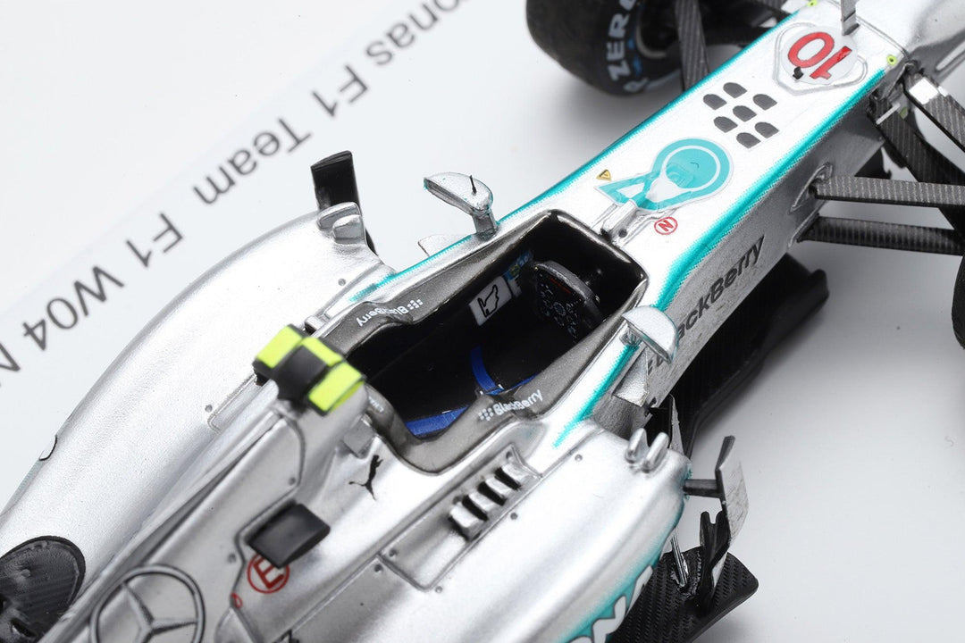 Lewis Hamilton Hungarian GP 2013  Mercedes F1 W04 1st Win with Mercedes (With Pit Board & Figurine ) Model Car - Spark Model