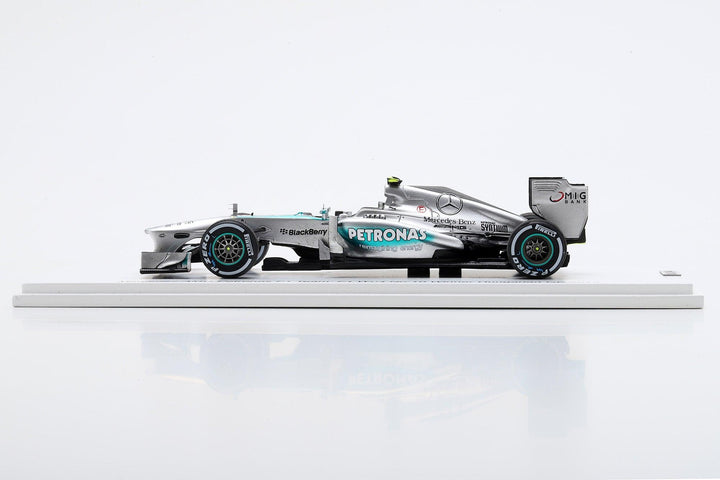 Lewis Hamilton Hungarian GP 2013  Mercedes F1 W04 1st Win with Mercedes (With Pit Board & Figurine ) Model Car - Spark Model