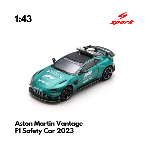 Aston Martin Vantage -  F1 Safety car 2023 Model Car - Spark Model