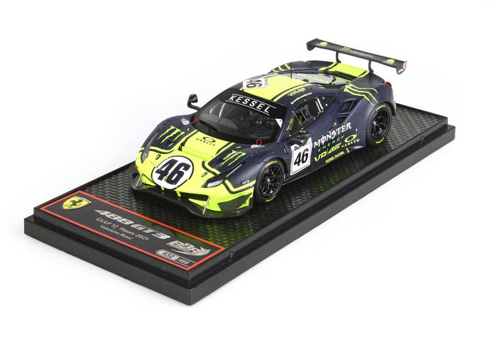 Ferrari 488 GT3 Valentino Rossi Team Kessel - VR46 - 1:43 Model Car BBR Model