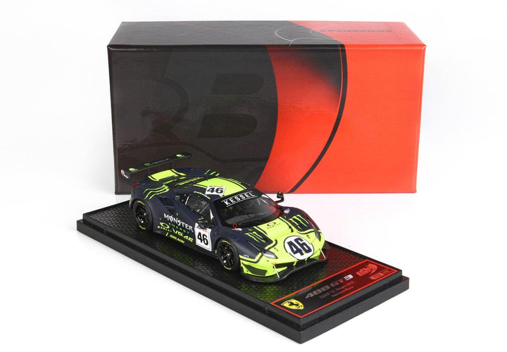 Ferrari 488 GT3 Valentino Rossi Team Kessel - VR46 - 1:43 Model Car BBR Model