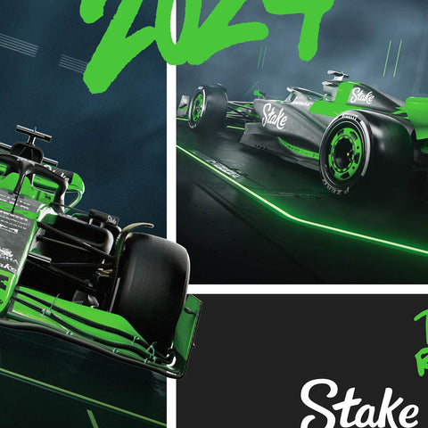 Stake F1 Team KICK Sauber - C44 - #Unleashed - 2024 Poster