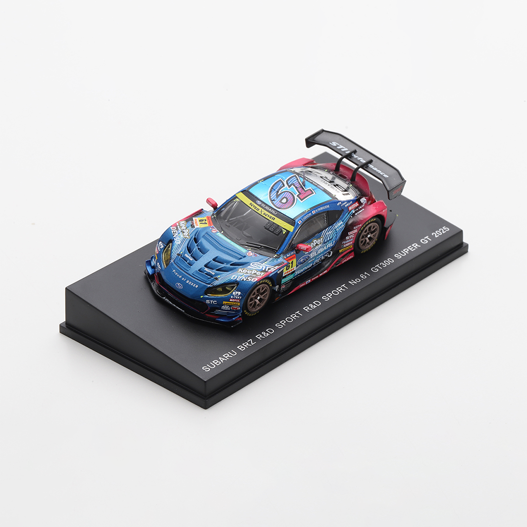 1/64 spark スバル　BRZ GT300 2025 スーパーGT Subaru BRZ R&D Sport #61 GT300 Super GT 2025 - 1:64 Spark Model