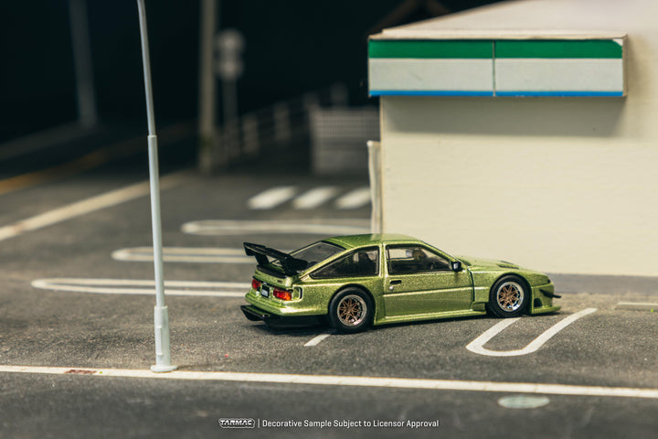 Scale 1/64 - Toyota Sprinter Trueno AE86 Widebody Green - Tarmac Works