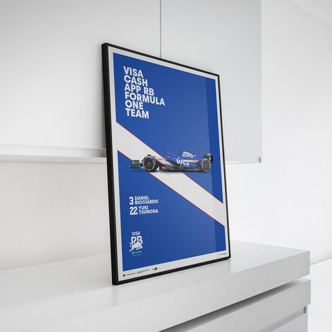 Visa Cash App RB Formula One Team - VCARB 01 - 2024 Poster