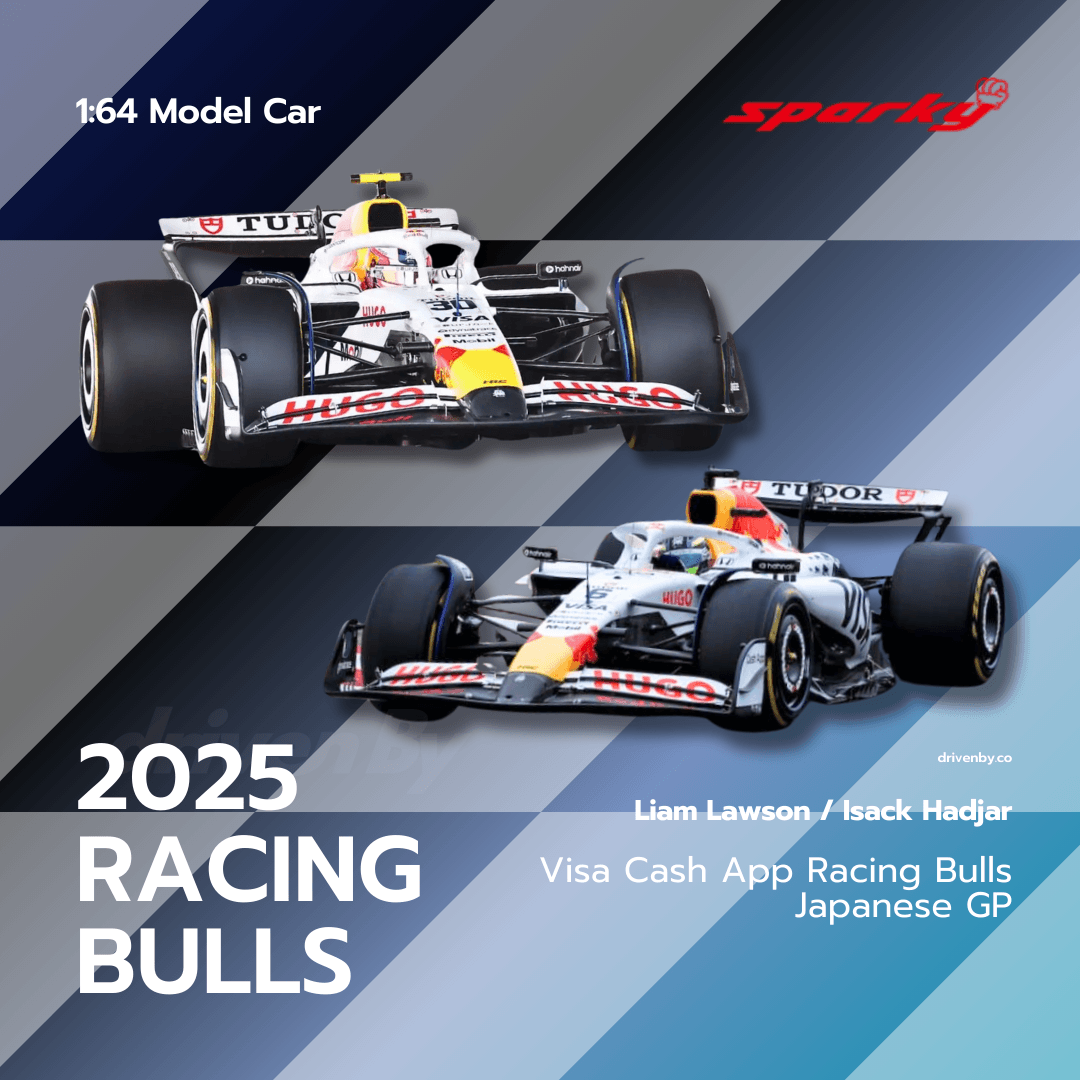 Racing Bulls VCARB 02 - Liam Lawson & Isack Hadjar – Japanese GP 2025 Model Car Scale 1:64 Sparky