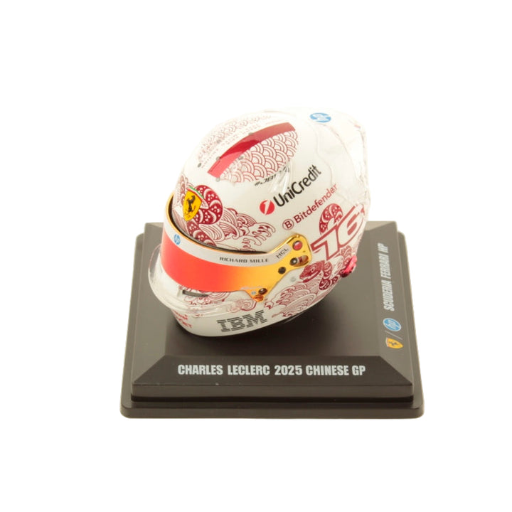 Charles Leclerc Helmet Chinese GP Special Scuderia Ferrari F1 Season 2025 Helmet - 1:5 Model Helmet Looksmart