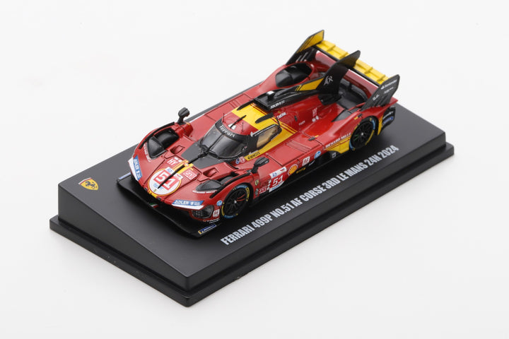 Ferrari 499P Le Mans 24H 3RD 2024 No.51  - Looksmart Scale 1:64 Model Car