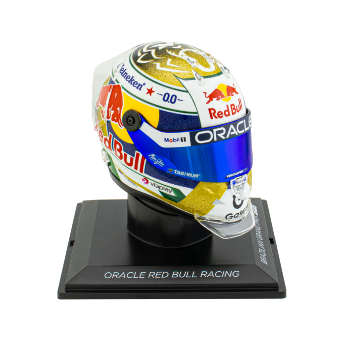 Max Verstappen Helmet Brazilian GP 2025 Red Bull Racing - Schuberth Helmets Model