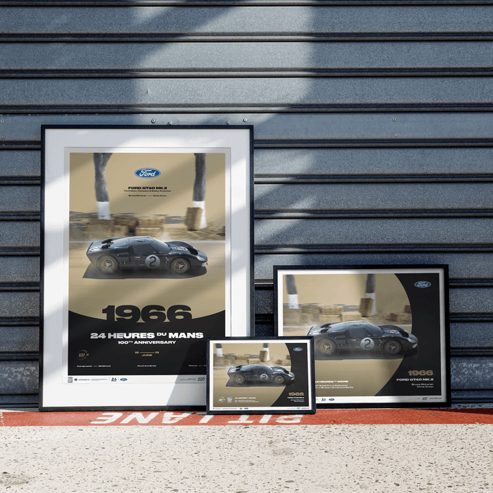Ford GT40 Mk.II - 24h Le Mans - 100th Anniversary - 1966 Automobilist Poster