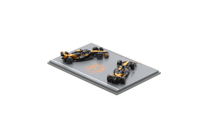Lando Norris & Oscar Piastri Abu Dhabi GP 2024 Winner McLaren MCL38 Model Car Constructor Champion Edition - Scale 1:64 Sparky