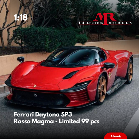 Ferrari Daytona SP3 Rosso Magma LTD 99pcs 1:18 Model Car - Mr Collection