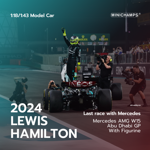 Lewis Hamilton – Abu Dhabi GP Mercedes AMG W15 With Figurine –  Minichamps Model Car