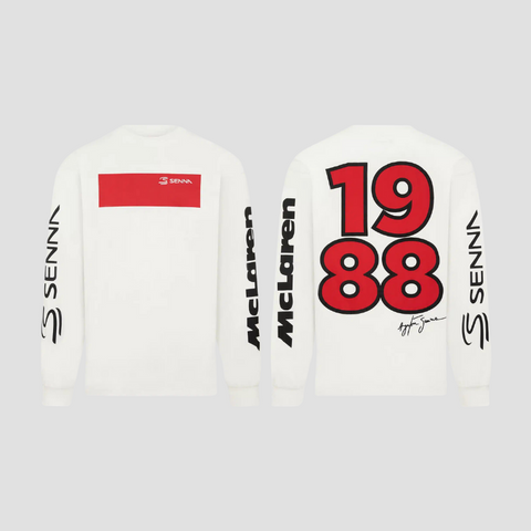 F1 Tech Collection – Ayrton Senna x Mclaren Long Sleeve T-shirt