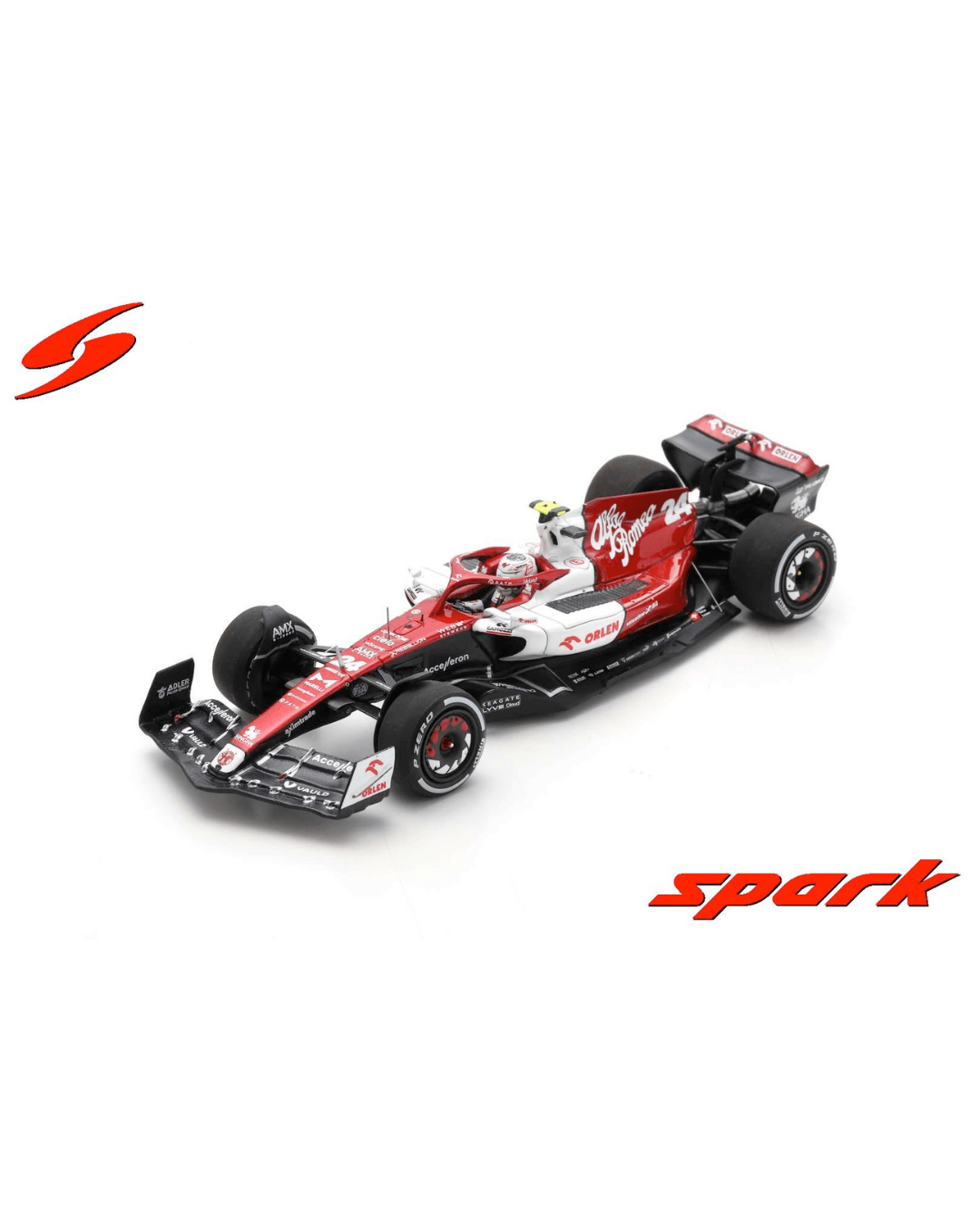 Alfa Romeo Racing C42 - 2022 F1 Model Car - Italian GP 2022 Zhou Guanyu
