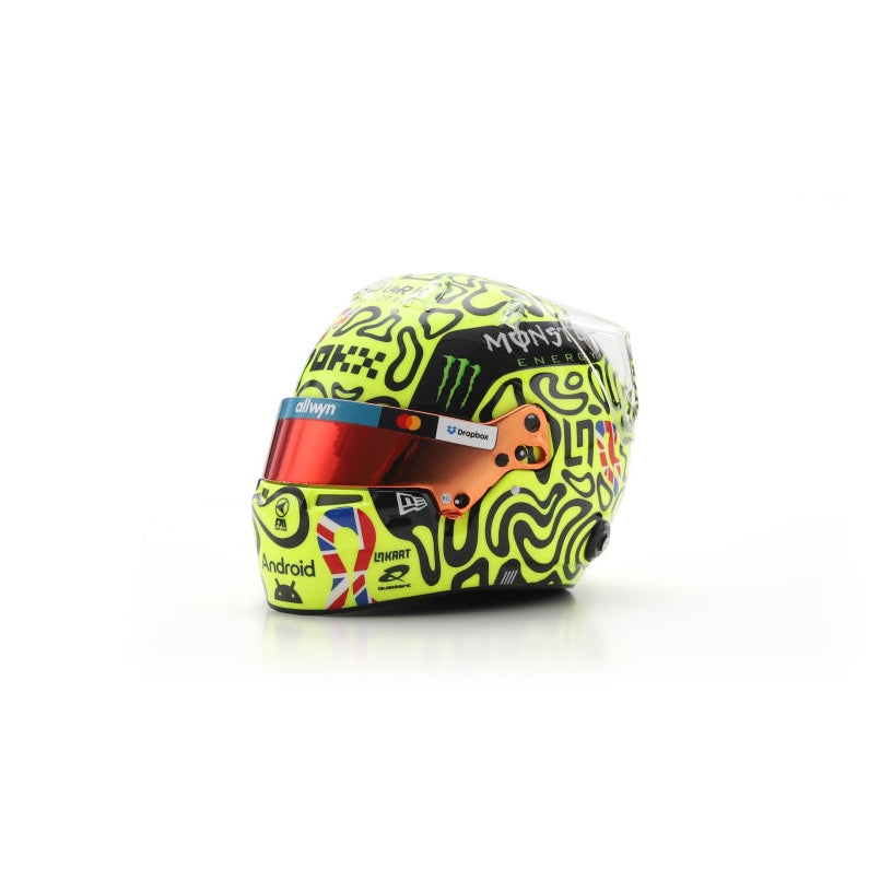 Lando Norris Helmet  British GP 2025  Winner - McLaren F1 Team - Spark 1:5 Helmet