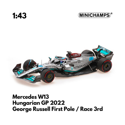 Mercedes W13 E PERFORMANCE - George Russell -  Hungarian GP