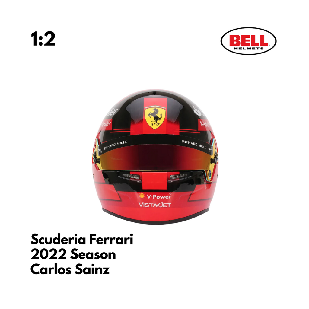 Carlos Sainz 2022 FERRARI BELL 1:2 HELMET – Driven By