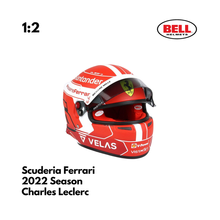 Charles Leclerc 2022 FERRARI BELL 1:2 HELMET