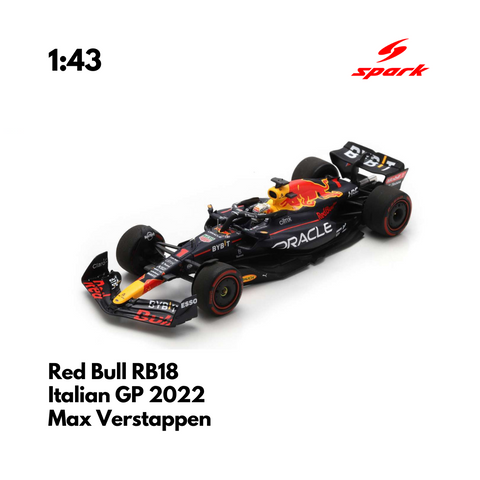 Red Bull RB18 - 2022 F1 Model Car - Italian GP 2022 Max Verstappen - 1:43/1:18 - Spark Model