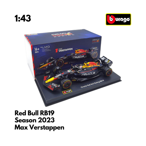 Bburago - Red Bull Racing RB19 Max Verstappen 1/43 Model Car