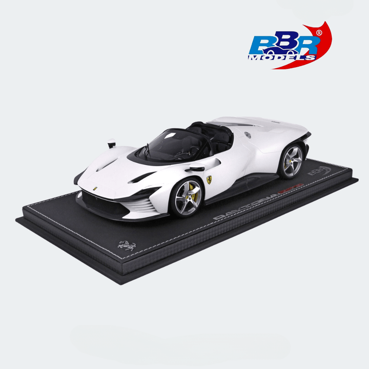 Ferrari Daytona SP3 Icona Metallic Matt Italian White 1:18 - BBR