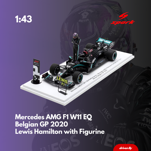 Lewis Hamilton Mercedes AMG W11 - Belgian GP 2020 Limited Edition Model Car - Spark Model