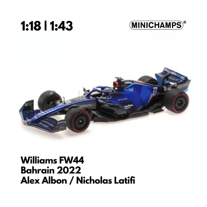Williams FW44 Bahrain GP 2022 Minichamps Model Car