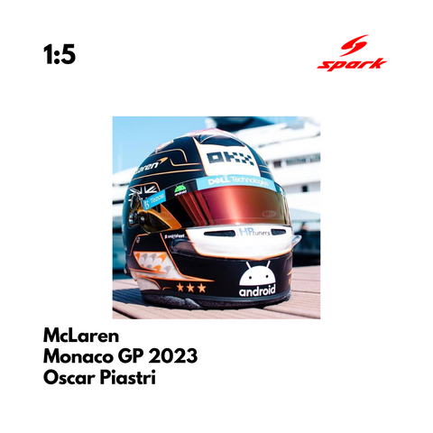 McLaren F1 1/5 Proportion Mini Helmet Oscar Piastri Monaco GP 2023