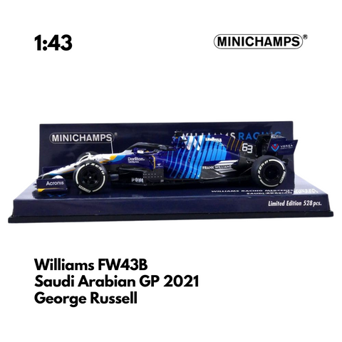 Williams - FW43B 2021 Saudi Arabian GP Model car
