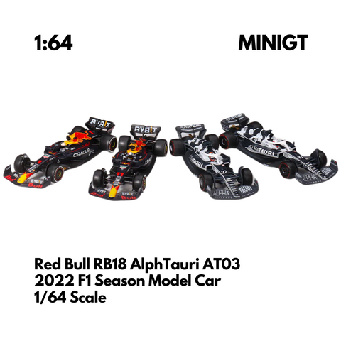 Red Bull RB18 AlphaTauri AT03 2022 F1 1/64 Model Car