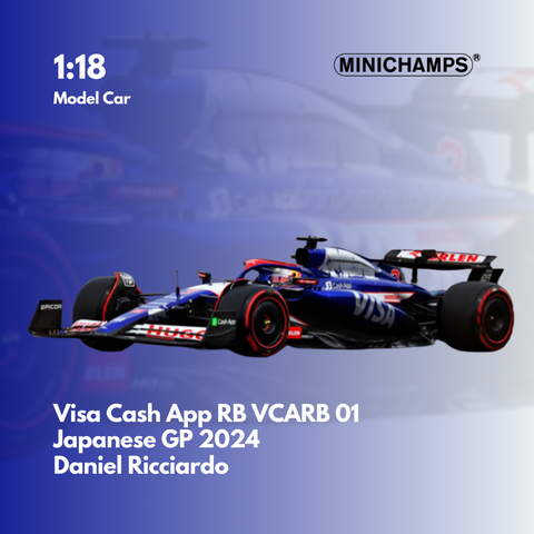 Daniel Ricciardo - Visa Cash App RB VCARB 01 - Japanese GP 2024 Model Car - Minichamps