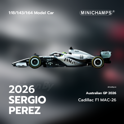 Sergio Pérez Cadillac Formula 1 Team MAC-26 Australian GP 2026 - Minichamps Model Car