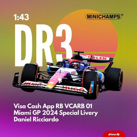 Visa Cash App RB VCARB 01 - Miami GP 2024 Daniel Ricciardo Model Car - Minichamps