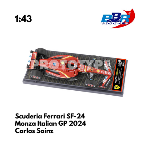 Ferrari SF-24 Monza Italian GP 2024 - Carlos Sainz - BBR Model Car