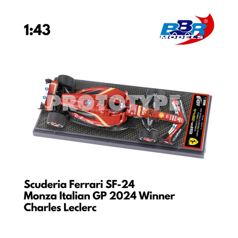 Ferrari SF-24 Monza Italian GP 2024 - Charles Leclerc - BBR Model Car