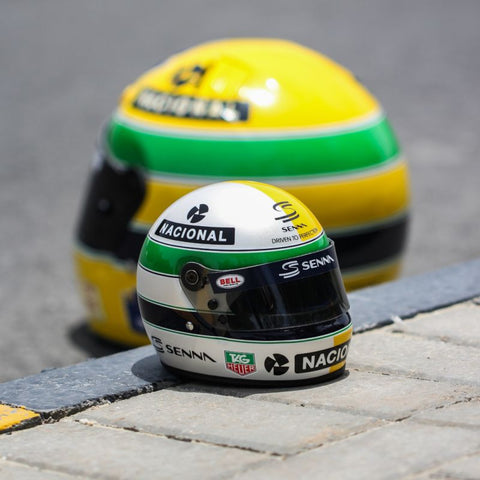 Ayrton Senna 30 Years Legacy - BELL 1:2 Mini Model Helmet