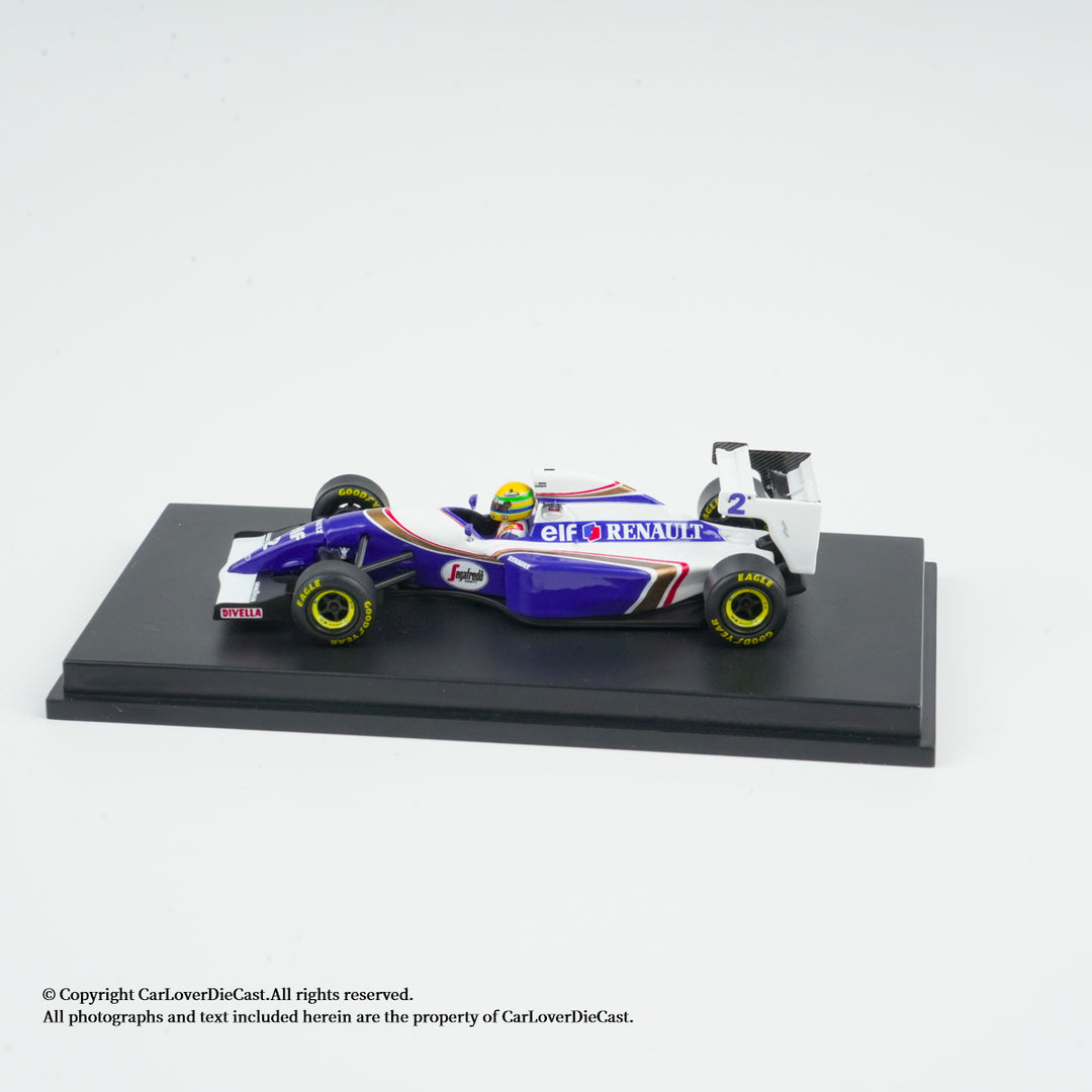 Scale 1:64 Ayrton Senna Brazil GP 1994 Williams Renault FW16 - 1:64 Minichamps Model Car