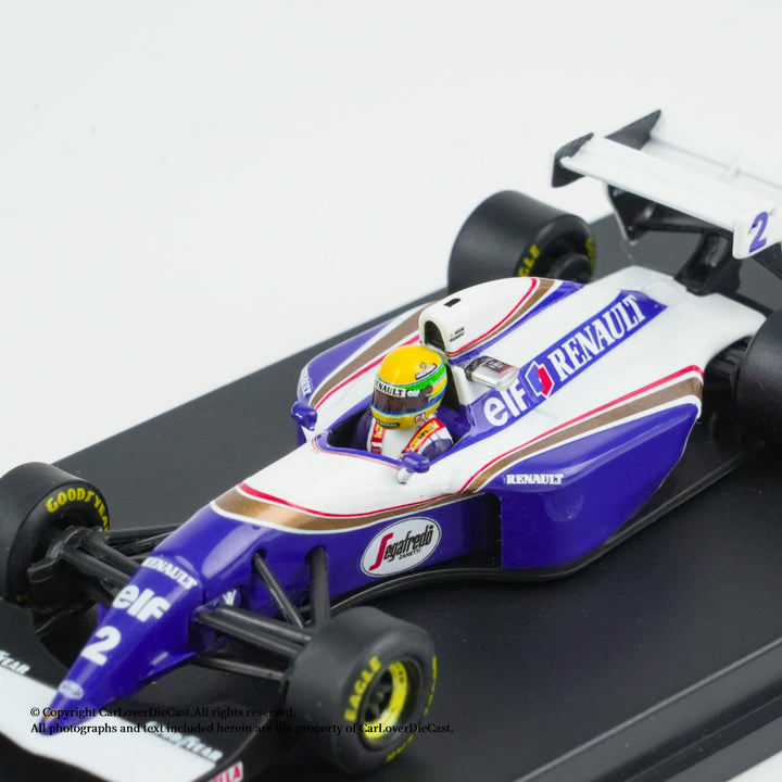 Scale 1:64 Ayrton Senna Brazil GP 1994 Williams Renault FW16 - 1:64 Minichamps Model Car
