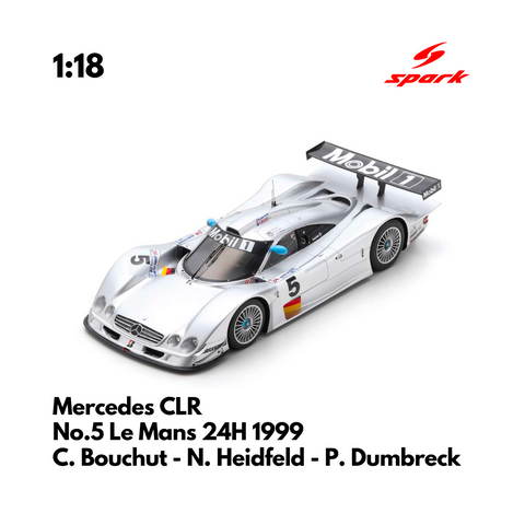 Mercedes CLR No.5 Le Mans 24H 1999 - 1:18 Spark Model Car