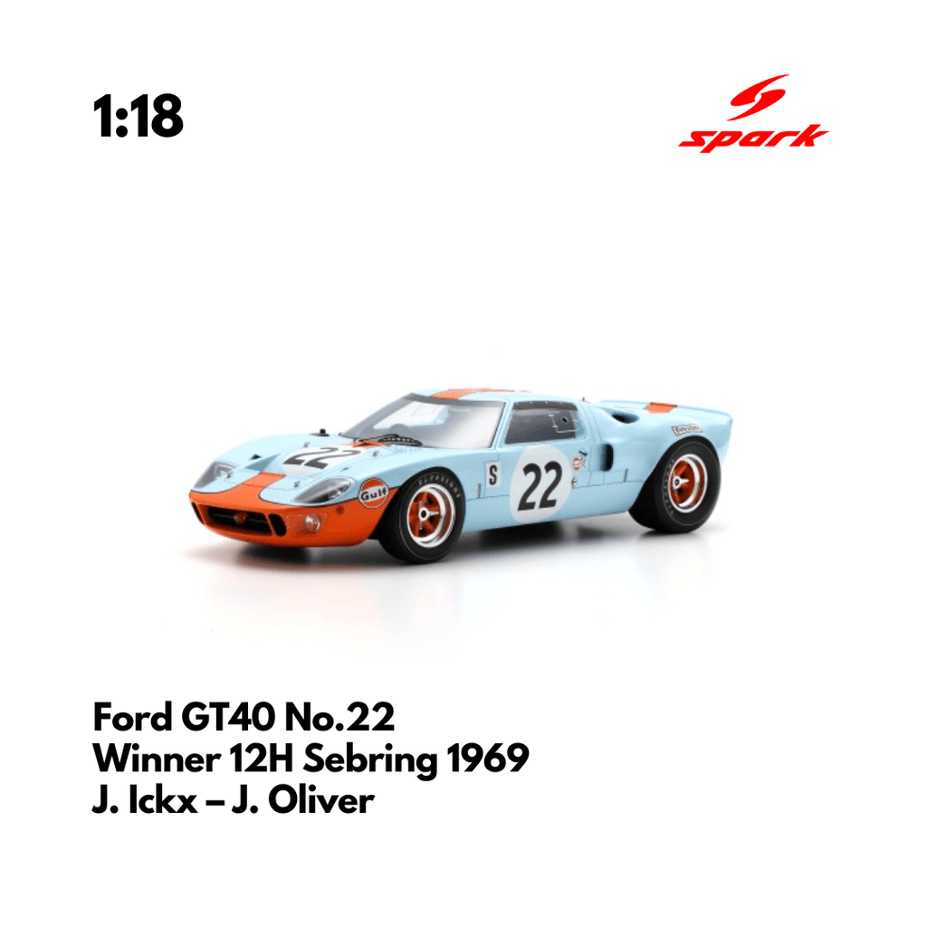 絶版！】spark 1/18 Ford GT40 Mk IVスパーク 絶版！】spark 1/18 Ford