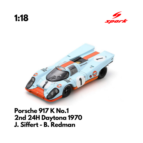 Porsche 917 K No.1 2nd 24H Daytona 1970 - 1:18 Spark Model Car