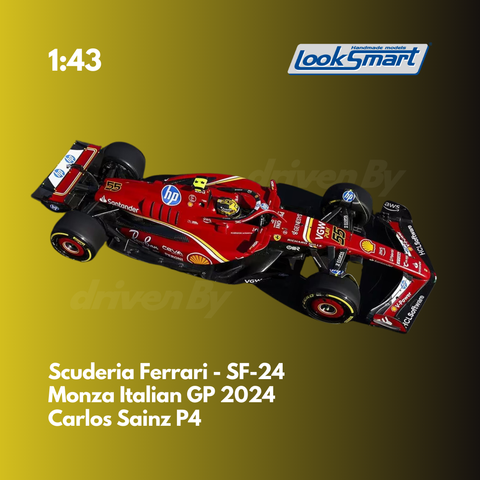 Carlos Sainz - Scuderia Ferrari SF-24 Monza Italian GP 2024 - Looksmart F1 Model Car