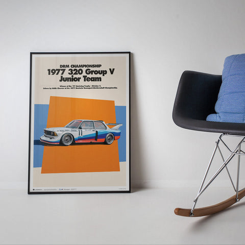 1977 BMW 320 Group 5 DRM BMW Art Car Series Poster