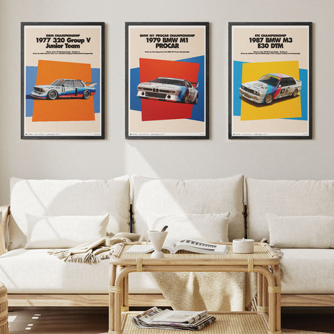 1979 BMW M1 Procar BMW Art Car Series Poster