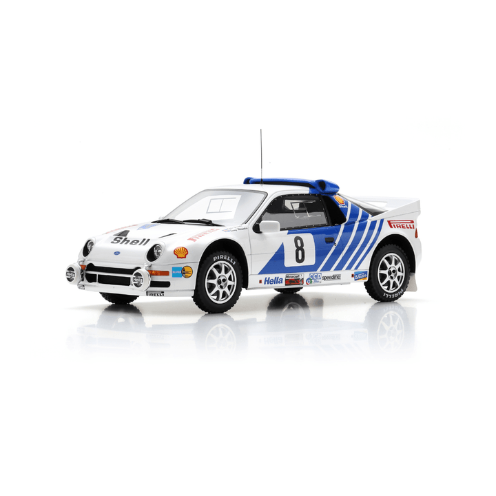 Ford RS200 No.8 3rd Swedish Rally 1986 - Spark Model Car