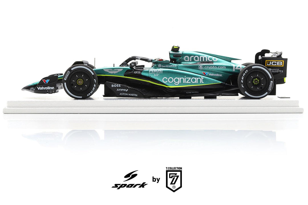 🇯🇵 サムライ魂 Fernando Alonso Aston Martin AMR23 - Japanese GP 2023 Limited Edition 1:43 Model Car - Spark Model