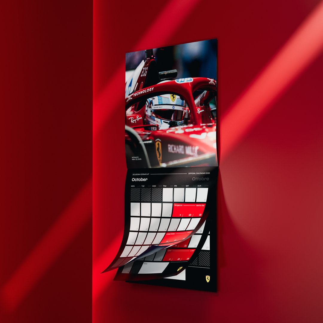 Ferrari Official 2026 Scuderia Ferrari HP Wall Calendar - Automobilist